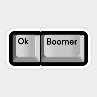 Ok Boomer Keys Sticker